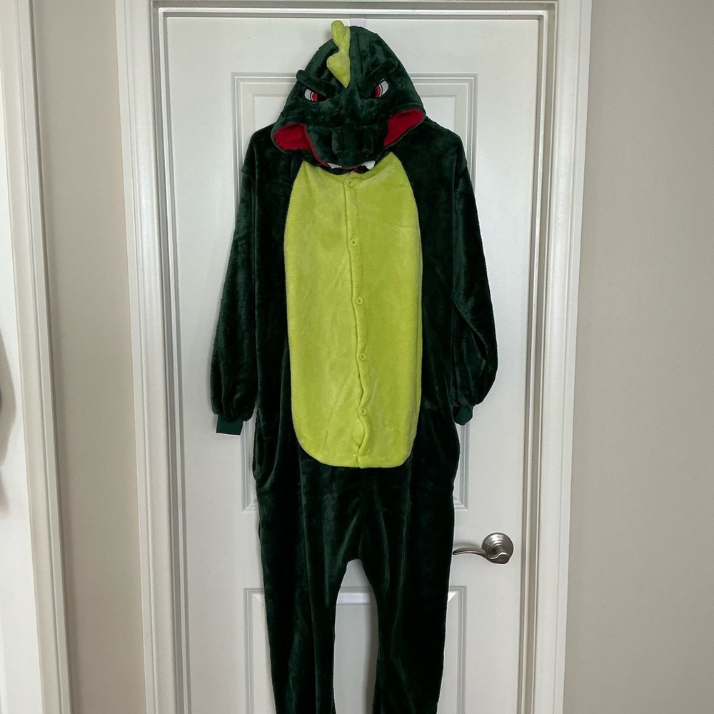 DINOSAUR Onesie/Union Suit Costume - Unisex, Size Large
